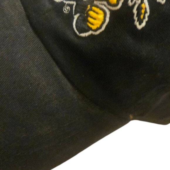 Wichita State Shockers Black Yellow Adjustable Baseball Cap WSU USED - Picture 12 of 16